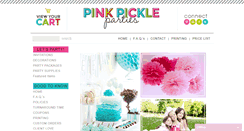 Desktop Screenshot of pinkpicklestudios.com